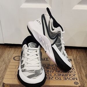Stylish Black and White Athletic Sneakers